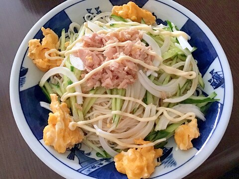 新玉が美味しい⭐サラダ素麺